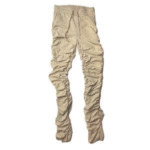 Curvy and chill stacked pants - Taupe